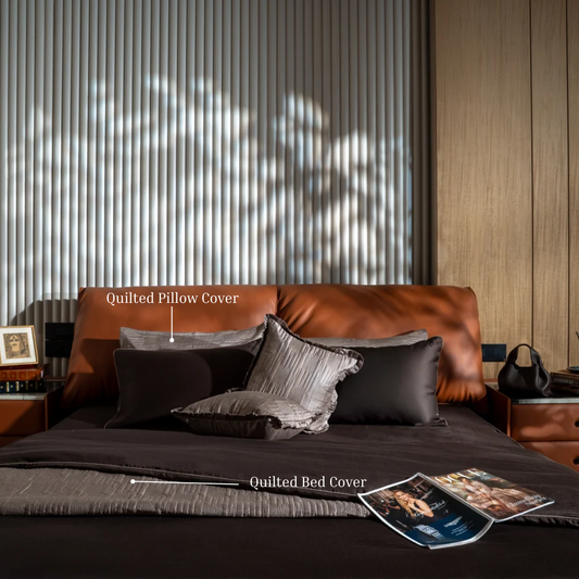Graphite Bed Cover Set