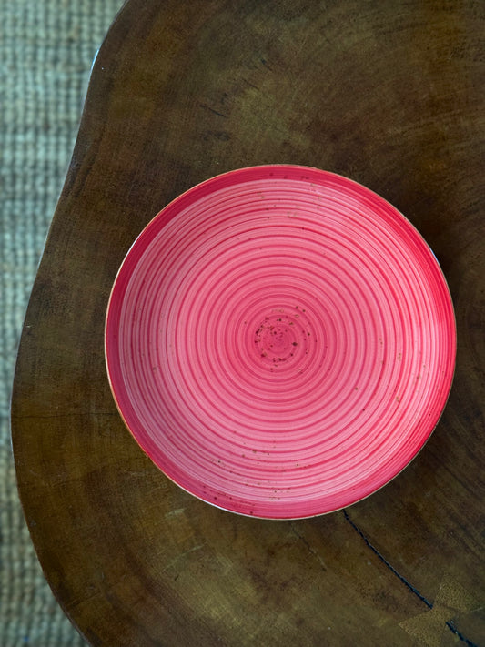 Crimson Swirl Dinner Set