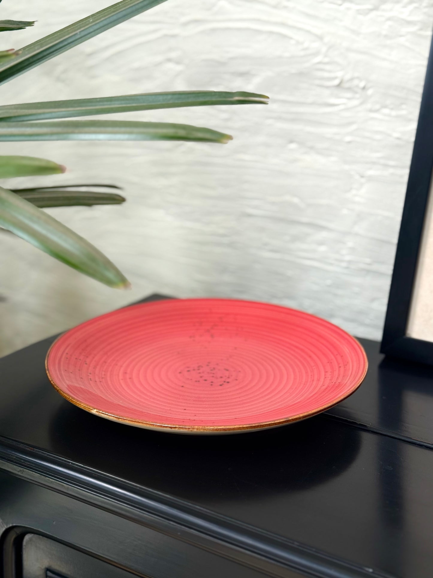 Crimson Swirl Dinner Set