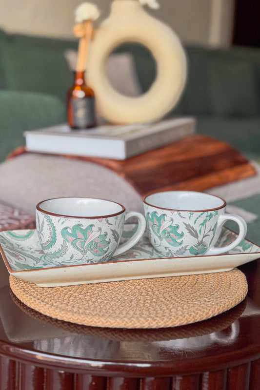 Kashi Tea Cup And Tray Set