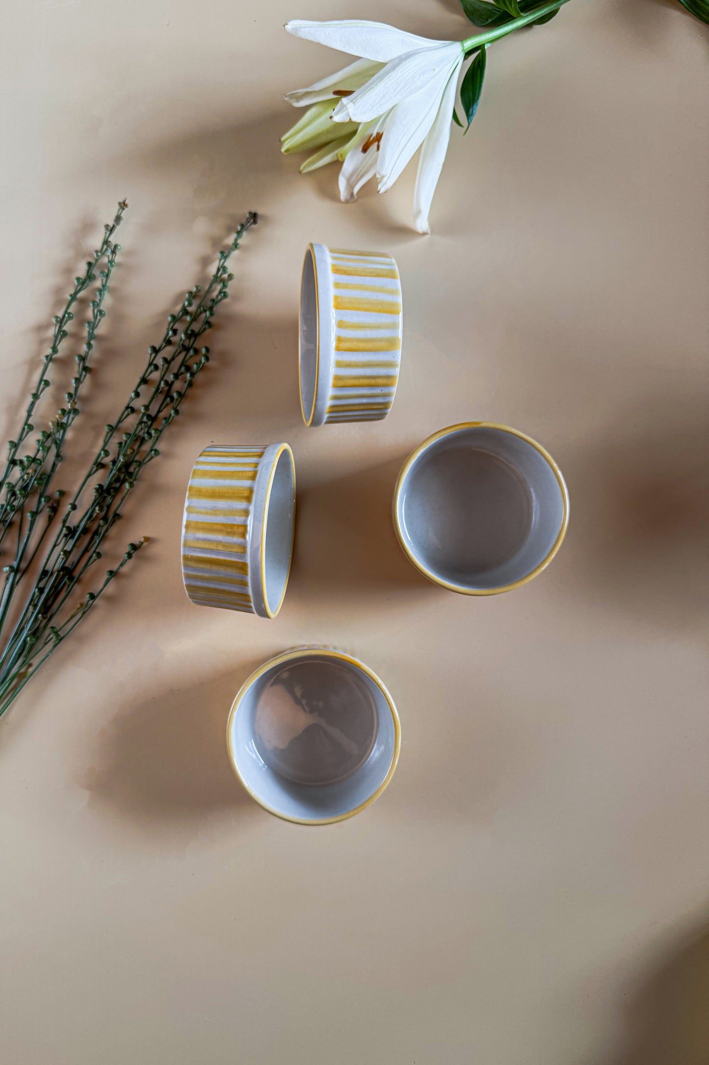 Sunflower Dessert Bowls