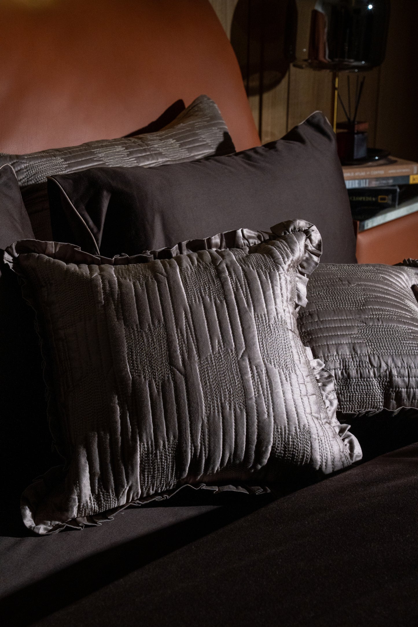 Graphite Grey Bed Cover Set