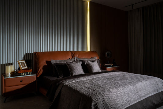 Graphite Grey Bed Cover Set