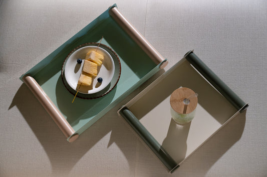 Frame Trays – Mint & White