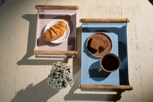 Oakline Trays – Blush & Mist Blue