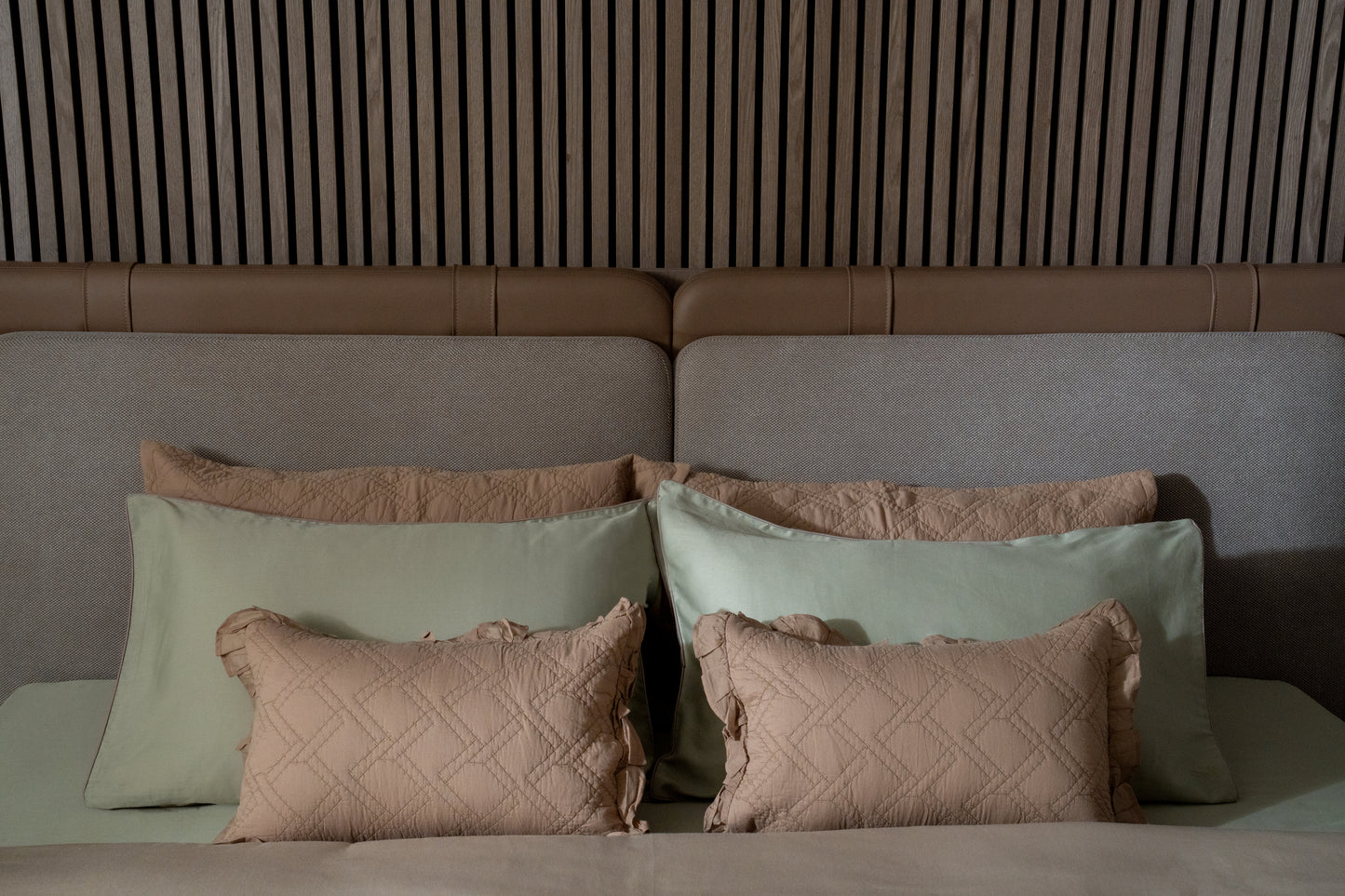 Taupe Retreat Bed Cover Set