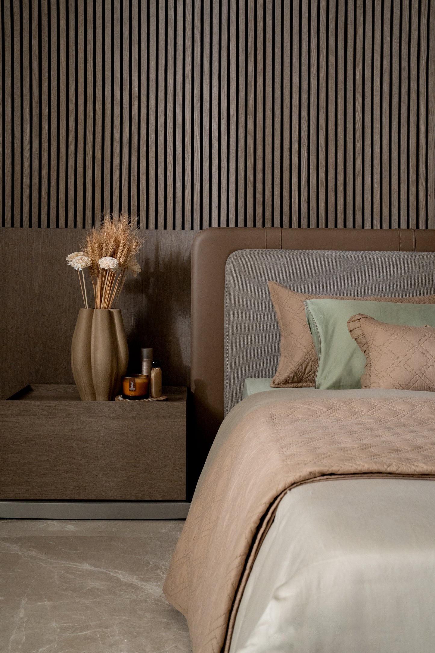 Taupe Retreat Bed Cover Set