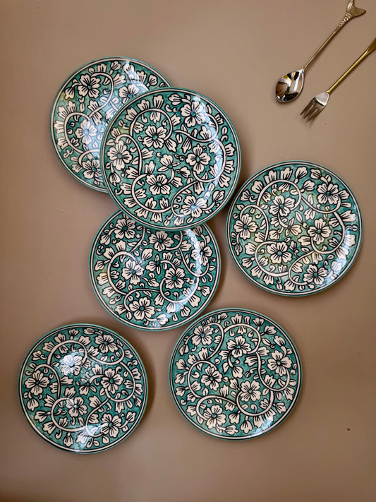 Tealush Quarter Plates