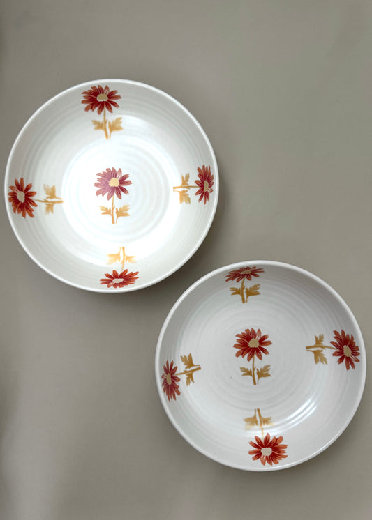 Island Bloom Shallow Bowls
