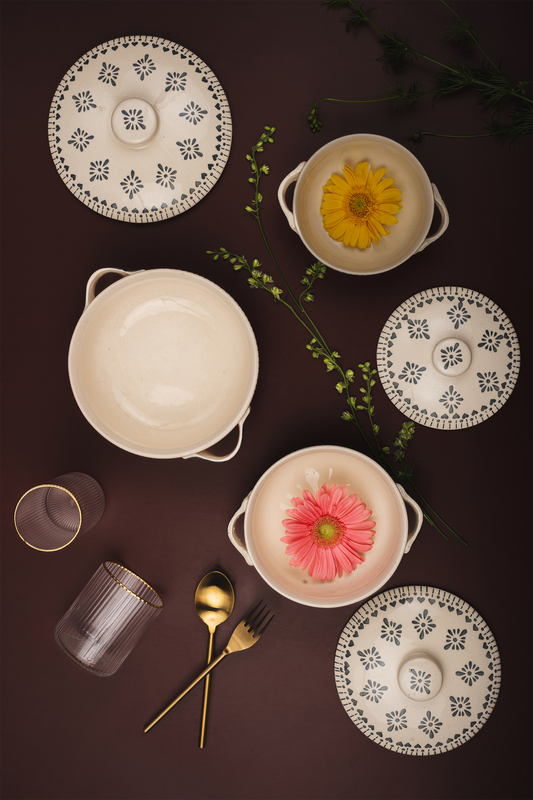Fleurcrust Bowl Trio