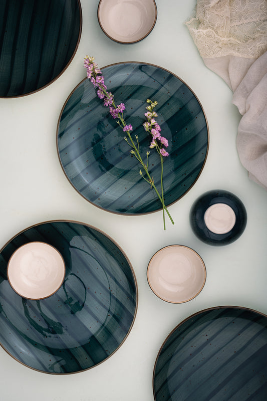 Teal Mist Dinner Set