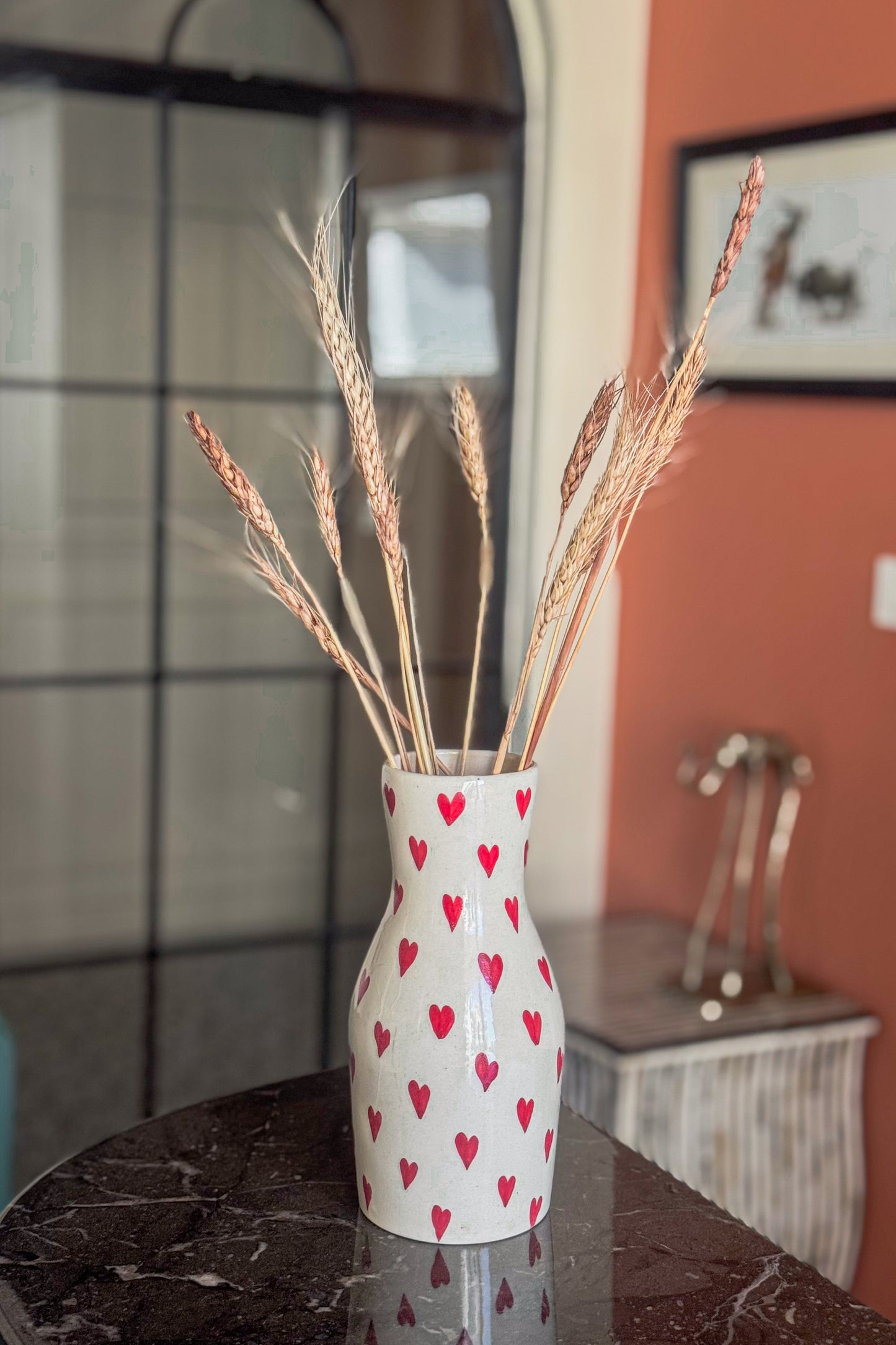 Amor Hearts Vase