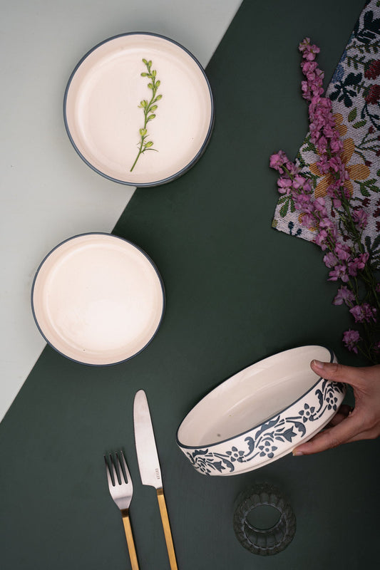 Bluevine Stackable Plates
