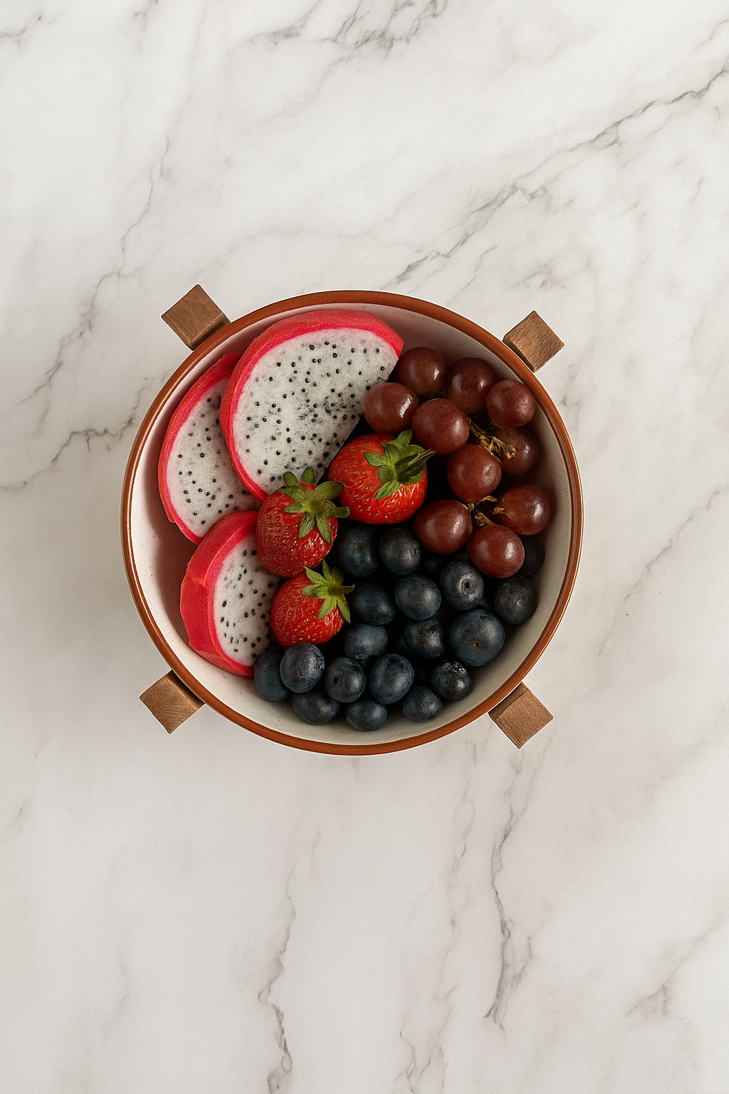 Fern Bowl & Stand Set