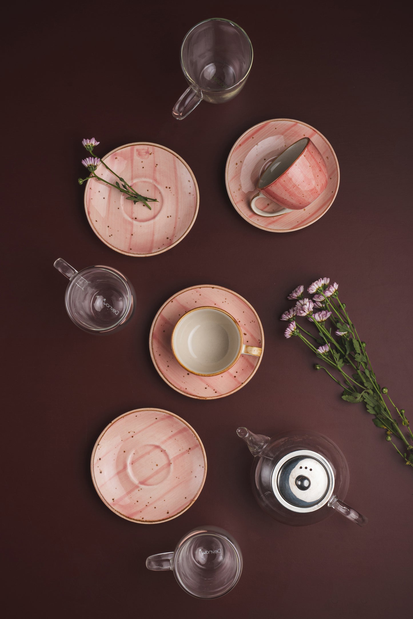 Roseate Tea Set