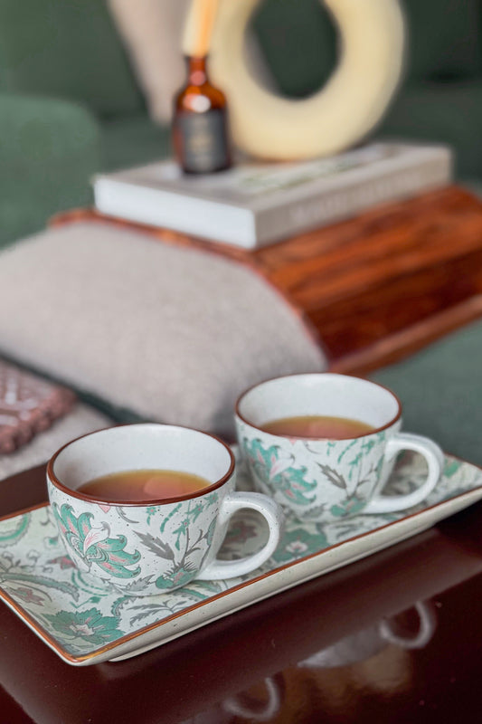 Kashi Tea Cup And Tray Set