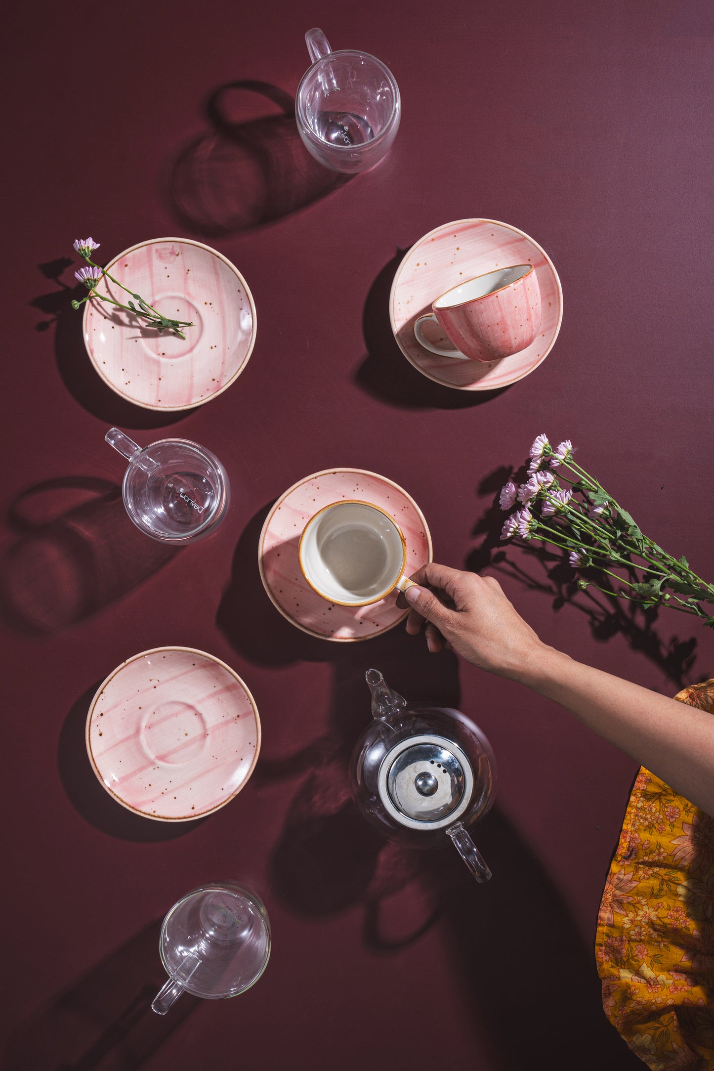 Roseate Tea Set